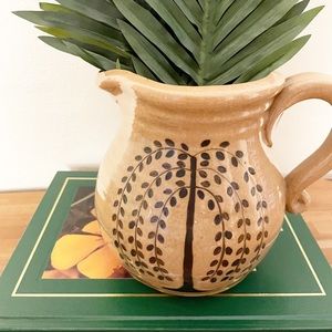 Tree Image Ceramic Pitcher